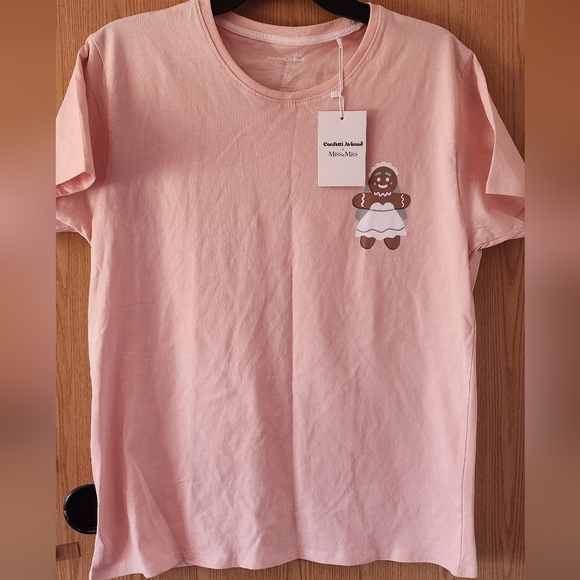 CONFETTI AVENUE x MissTo Mrs Engagement T-Shirt Tee Pink Womens Size M - Picture 1 of 4